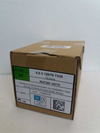 Ruuvi 6x120 A2 Torx25 100kpl/pkt