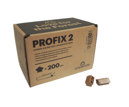 Luna Profix 2 kiinnike Lunawood lämpöpuulle 100 kpl/pkt