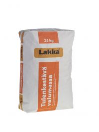 Tulenkestävä valumassa 25kg Lakka