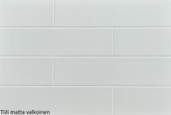 Keittiön välitilalevy Tiili Alumocci 500X3050m matta valkoinen