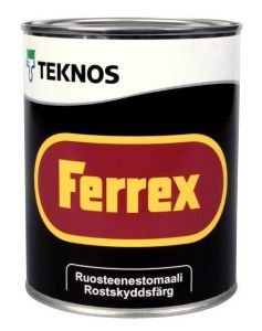 Ruostesuojamaali Teknos Ferrex valkoinen 1 litraa 