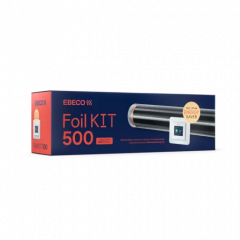 
Lattialämmityspaketti Ebeco Foil Kit 500 8m²