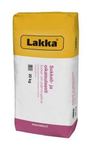 Sokkeli- ja oikaisulaasti Lakka 20kg